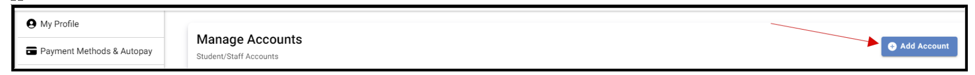 Add Account screen